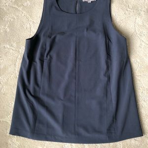 LOFT grey sleeveless shell
